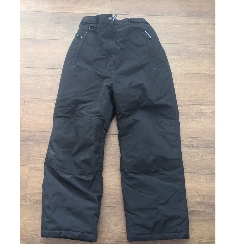 Amazon Essentials‎ Kids Black Ski Snow Pants Size L 9 Years Water Resistant